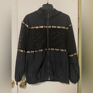 Pink Victoria Secret Rose Gold Windbreaker